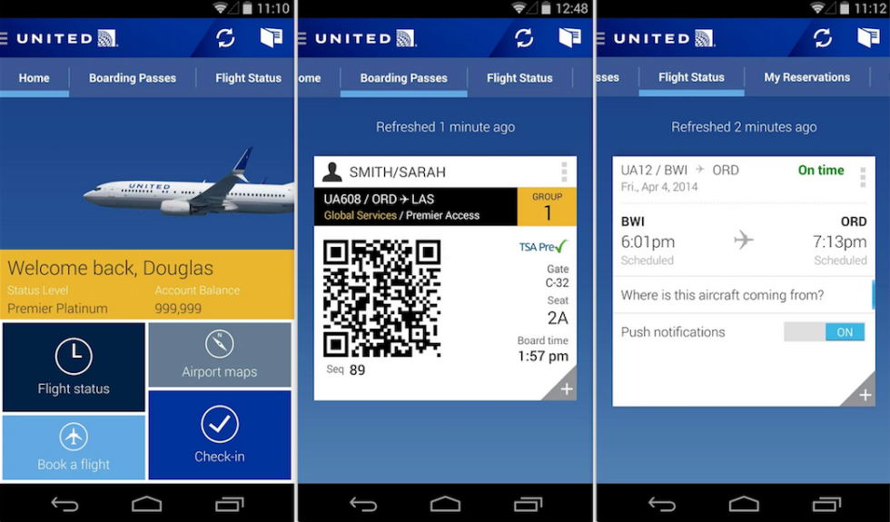 united airlines app download